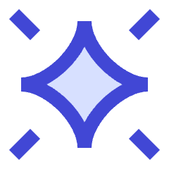 Ai Spark Starlight Icon from Sharp Duo Set