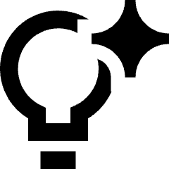 Ai Technology Spark Icon from Sharp Remix Set