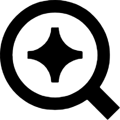 Ai Upscale Spark Icon from Sharp Remix Set