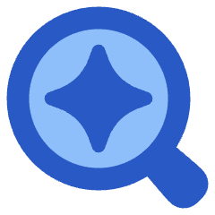Ai Upscale Spark Icon from Plump Flat Set
