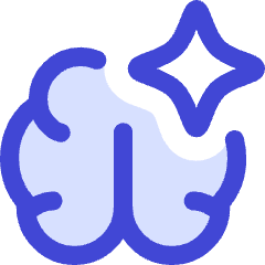 Artificial Intelligence Spark Icon from Flex Duo Set