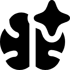 Artificial Intelligence Spark Icon from Flex Solid Set