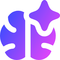 Artificial Intelligence Spark Icon from Flex Gradient Set