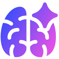 Artificial Intelligence Spark Icon from Plump Gradient Set