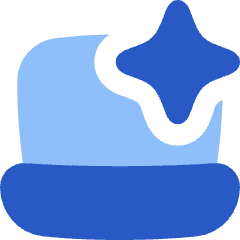 Laptop Ai Spark Icon from Flex Flat Set