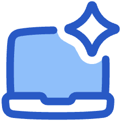 Laptop Ai Spark Icon from Plump Duo Set
