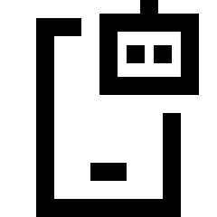 Mobile Ai Robot Icon from Sharp Line Set