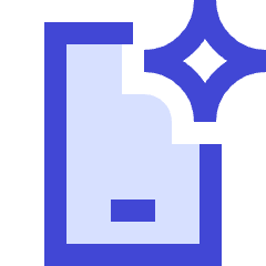 Mobile Ai Spark Icon from Sharp Duo Set