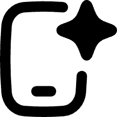 Mobile Ai Spark Icon from Flex Remix Set