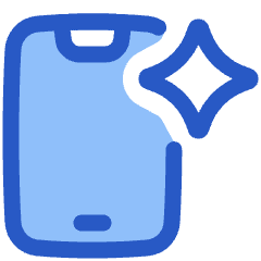 Mobile Ai Spark Icon from Plump Duo Set
