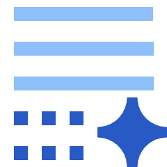 Replace Content Spark Icon from Sharp Flat Set