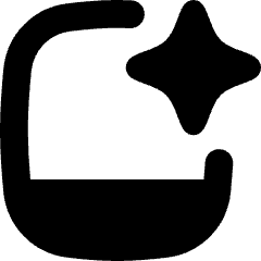 Tablet Ai Spark Icon from Flex Solid Set