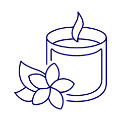 Scented Candle Illustration from UX Line Set