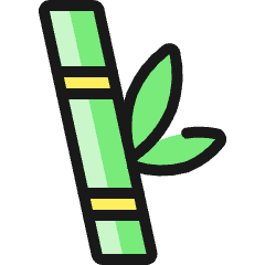 Spa Bamboo Icon from Ultimate Colors Set