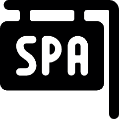 Spa Sign Icon from Ultimate Bold Set
