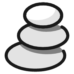 Spa Stone Icon from Ultimate Colors Set