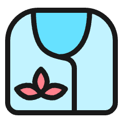 Spa Therapist Robe Icon from Ultimate Colors Set