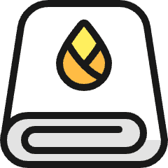 Spa Towel Icon from Ultimate Colors Set