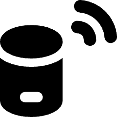 Amazon Echo Icon from Core Solid Set