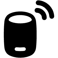 Amazon Echo Icon from Plump Solid Set