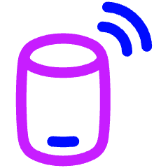 Amazon Echo Icon from Plump Neon Set