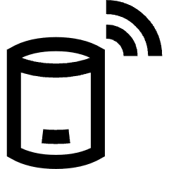 Amazon Echo Icon from Sharp Line Set