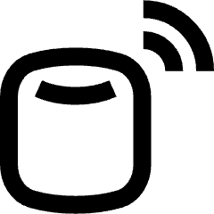 Apple Homepod Icon from Sharp Line Set