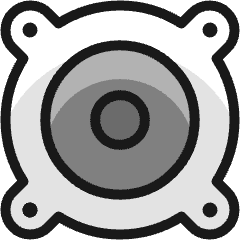 Speaker 1 Icon from Ultimate Colors Set