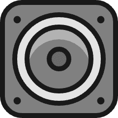Speaker Icon from Ultimate Colors Set