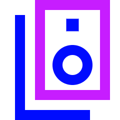 Speaker Group Icon from Sharp Neon Set