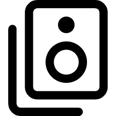 Speaker Group Icon from Core Line Set