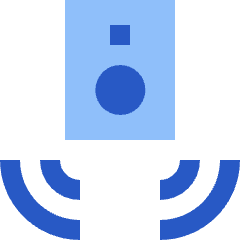 Speaker Spatial Icon from Sharp Flat Set