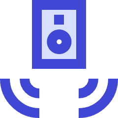 Speaker Spatial Icon from Sharp Duo Set
