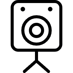 Speaker Stand Icon from Ultimate Light Set