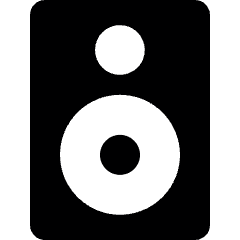 Speakers Icon from Ultimate Bold Set