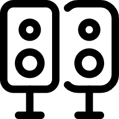 Speakers Stand Icon from Ultimate Regular Set