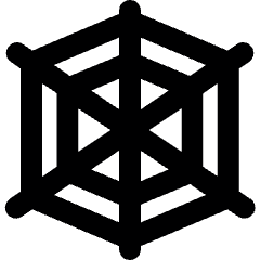 Spider Web 1 Icon from Ultimate Bold Set