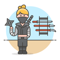 Ninja Weapons 2 Illustration from UX Colors Set