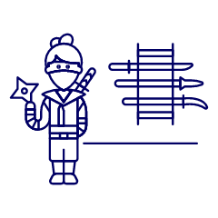 Ninja Weapons 2 Illustration from UX Line Set