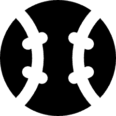 Baseball Icon from Micro Solid Set