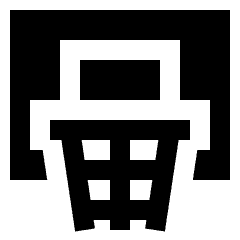 Basketball Hoop Icon from Sharp Solid Set