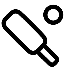 Cricket Icon from Plump Line Set