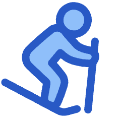 Downhill Skiing Icon from Plump Duo Set