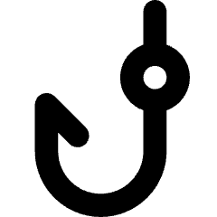 Fishing Phishing Icon from Core Solid Set