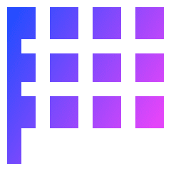 Flag Score Icon from Sharp Gradient Set