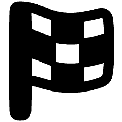 Flag Score Icon from Plump Solid Set