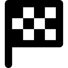 Flag Score Icon from Core Solid Set