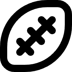 Football Icon from Micro Line Set