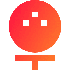 Golf Icon from Sharp Gradient Set