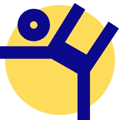 Gymnastics Icon from Sharp Pop Set